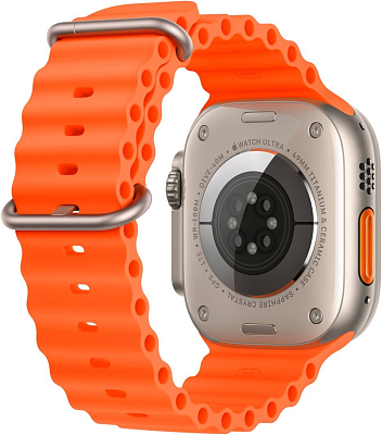 Apple Watch Ultra 2 49мм Natural Titan Ocean Band Orange